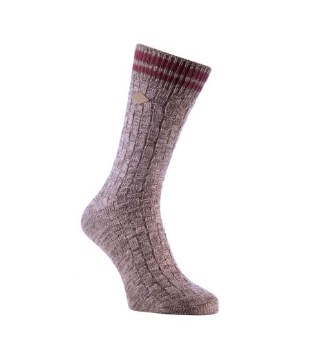 2 Pack Mens Thick Cotton Chunky Knitted formal Boot Socks