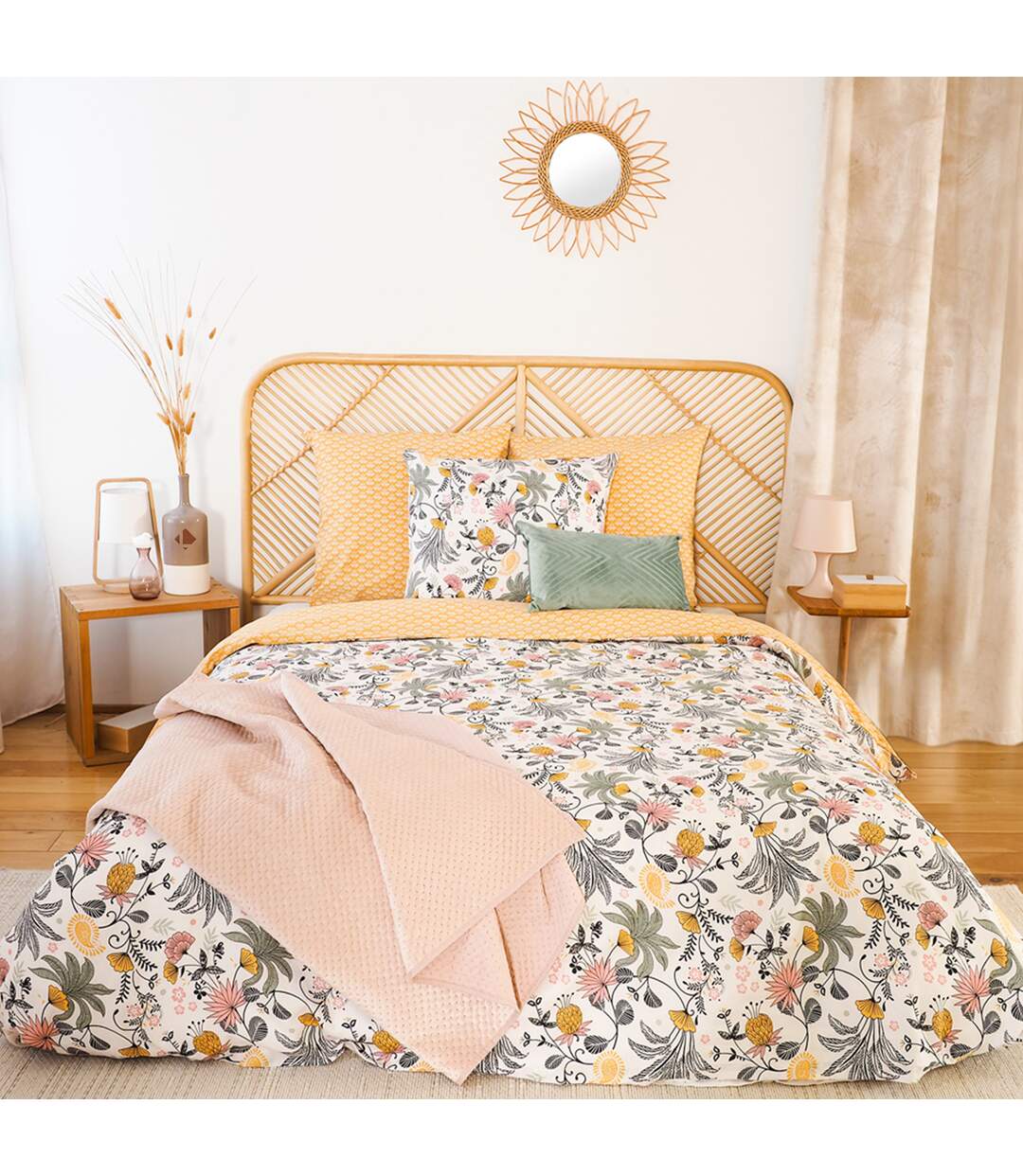 Parure de lit satin de coton WAYAN-1