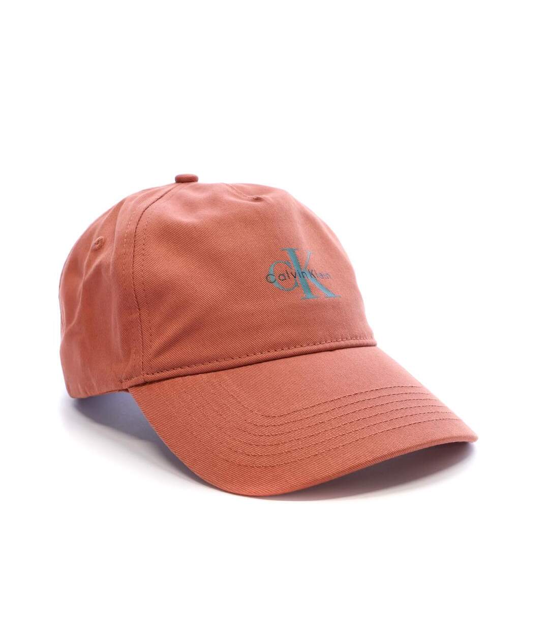 Casquette orange homme calvin klein jeans monologo printed-2