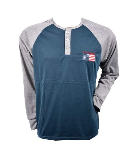 Pyjama Homme Long SWEET SECRET Q2763 POLO SPORT BLEU