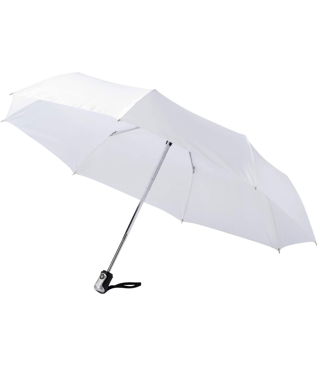 Alex 54.61cm parapluie 3 sections à ouverture et fermeture automatiques taille unique blanc Bullet-1