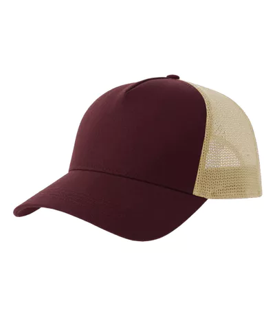 Casquette Trucker Rapper Bordeaux Beige Gris Atlantis
