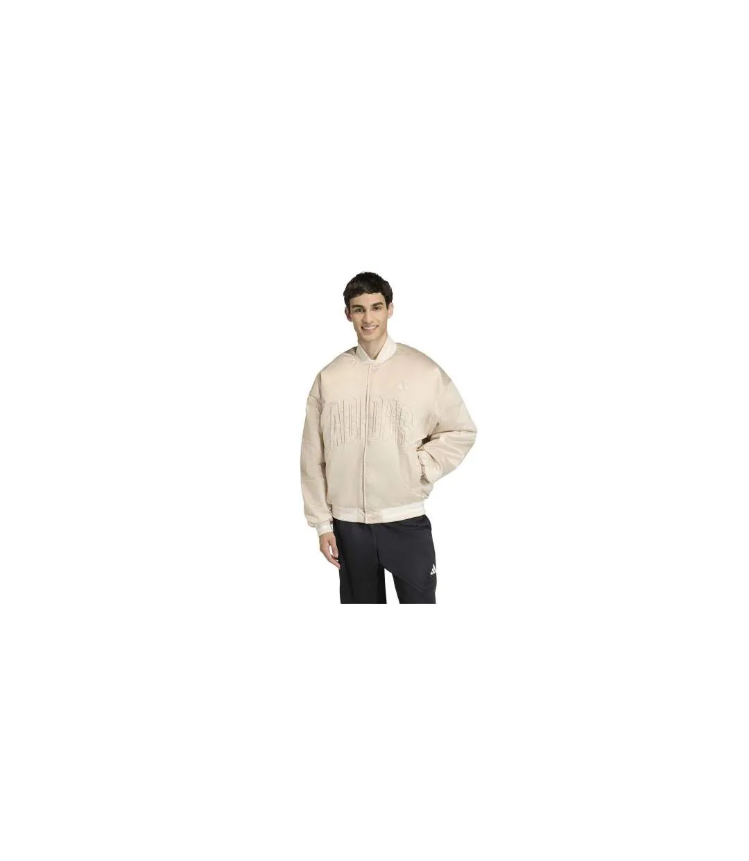 Blouson Aviateur Motif/style Gros Logo Homme Transparent Adidas-1