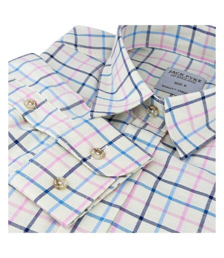 Chemisier Motif/style À Carreaux Countryman Femme Bleu Marine Jack Pyke