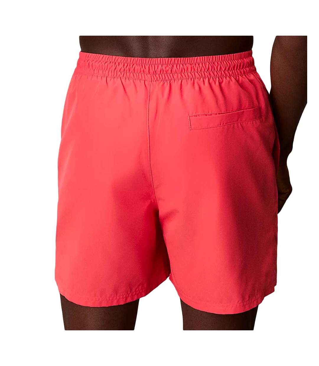 Short de bain rose homme calvin klein jeans drawstrings-2