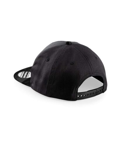 Casquette ajustable adulte noir / bleu nuit Beechfield