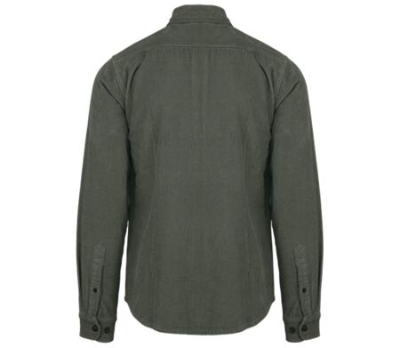 Surchemise en velours côtelé - Homme - PATS519 - vert kaki