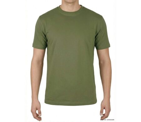 Tee-shirt Uni Homme Ledertys Kaki (Réf. R600)