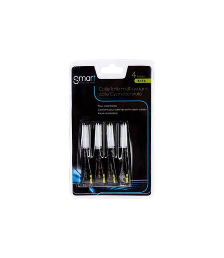 Lot de 4 Colles Cyanoacrylate 8cm Bleu