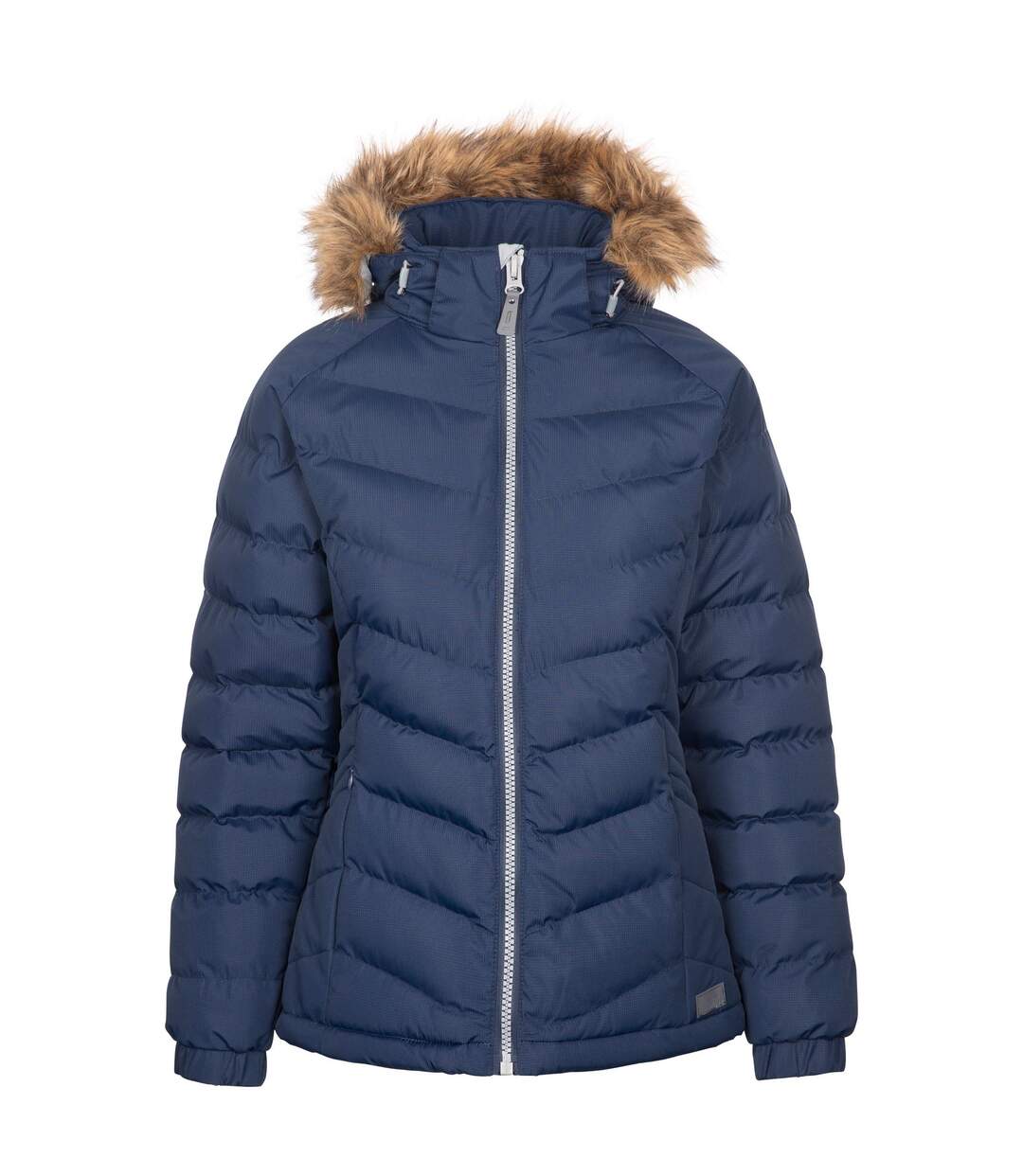 Womens/ladies Nadina Waterproof Padded Jacket Navy Trespass-2