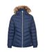 Womens/ladies Nadina Waterproof Padded Jacket Navy Trespass-2
