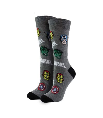 Mens Novelty Marvel Socks - Captain America, Spiderman, Hulk Design