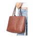 Womens/ladies tatiana tote bag & purse one size brown Dorothy Perkins