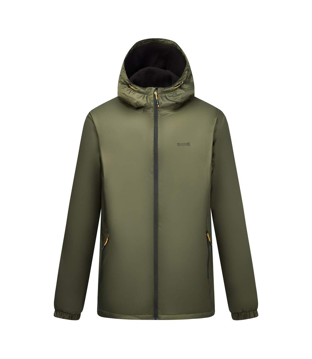 Veste Kybre Pour Homme Avec Doublure En Polaire Kaki Foncé Regatta-2