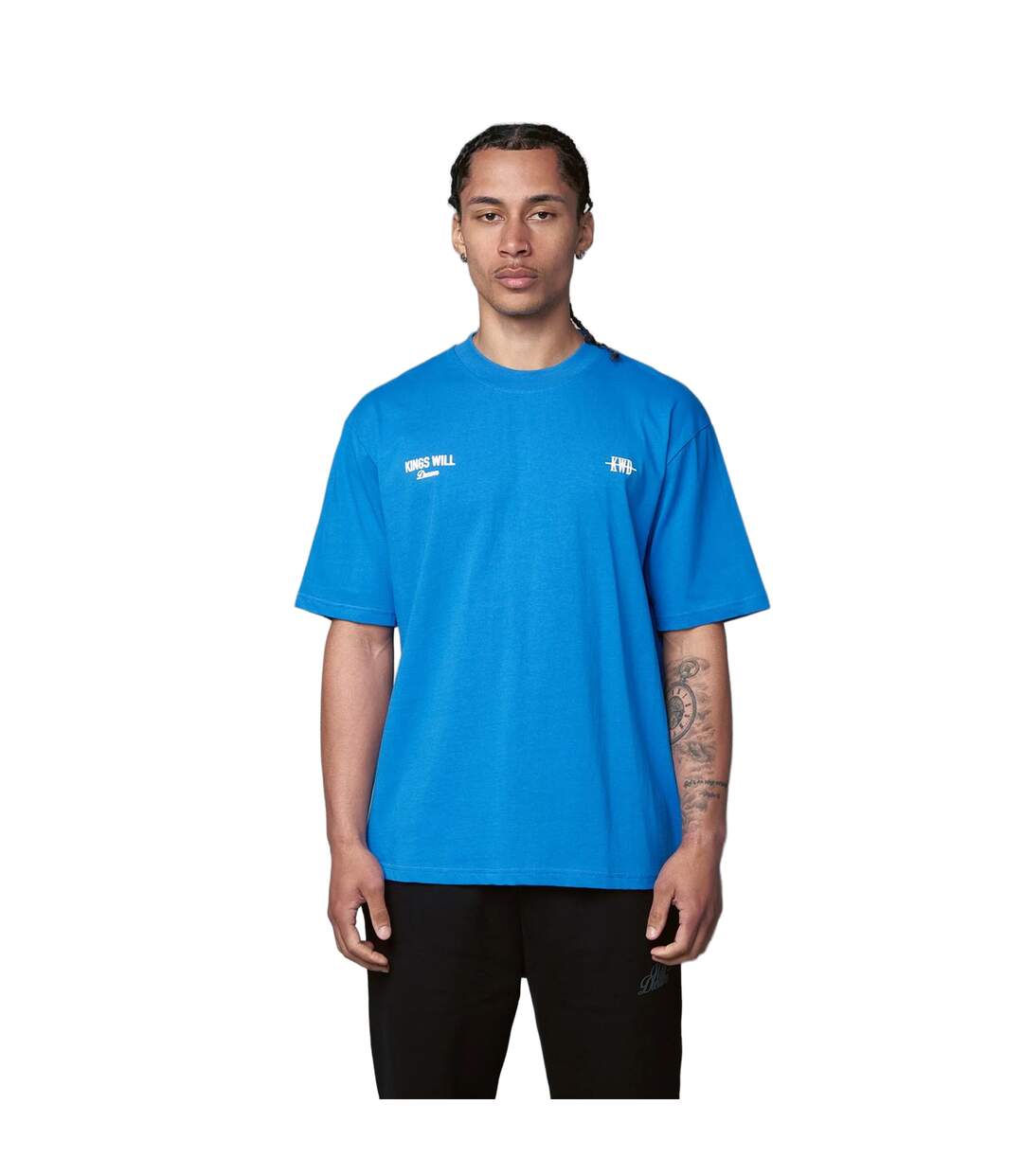 T-shirt Studio Garment District Homme Bleu Kings Will Dream-2