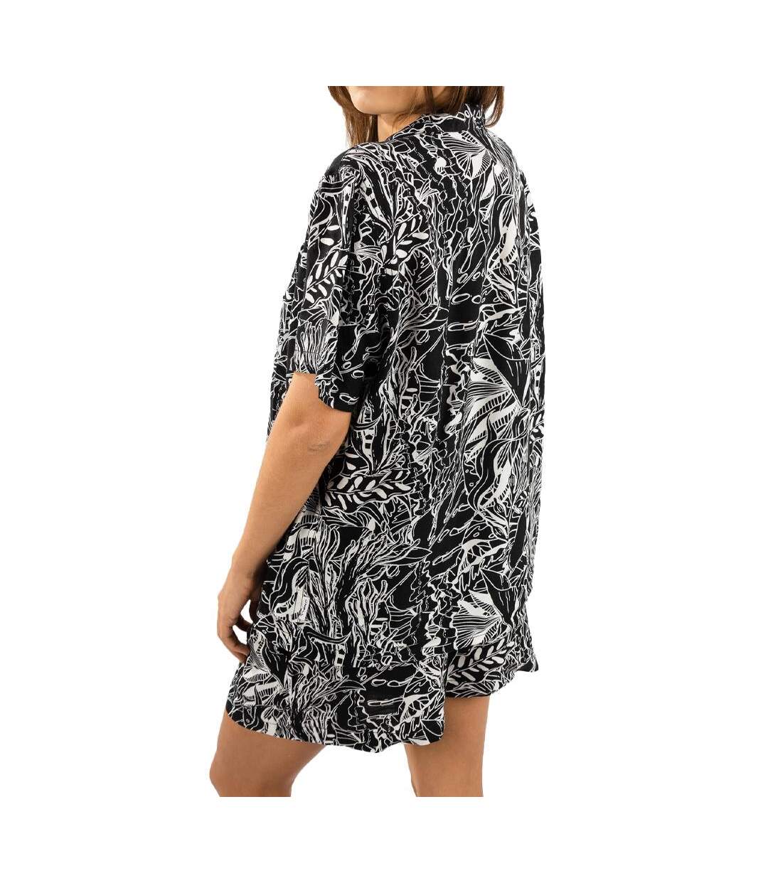 Chemise noir/blanc femme o'neill ocean-2