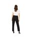 Maine Womens/Ladies Elasticated Waist Slim Leg Sweatpants (Black) - UTDH6158