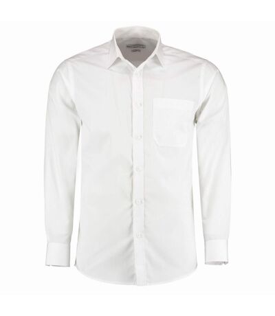 Kustom Kit Mens Long Sleeve Poplin Shirt (White) - UTRW6092