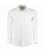 Kustom Kit Mens Long Sleeve Poplin Shirt (White)