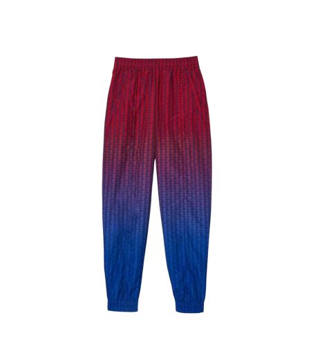 Pantalon De Jogging Motif/style Géométrique Femme Rouge Bleu Foncé Imprimé Lacoste