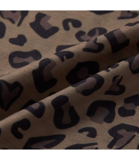 Childrens/kids Multitube Ii Leopard Print Snood One Size Mocha Regatta