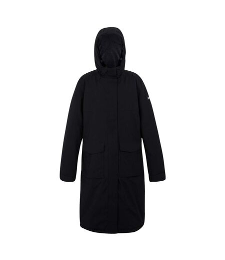 Veste Imperméable Yarli Femme Noir Gris Foncé Regatta