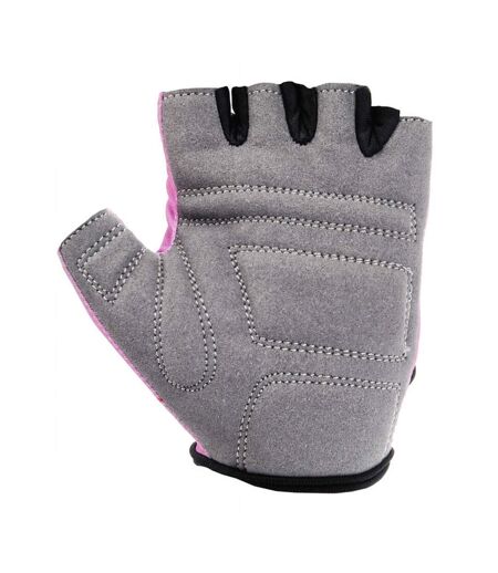 Childrens/kids Owl Cycling Gloves Pink Meteor