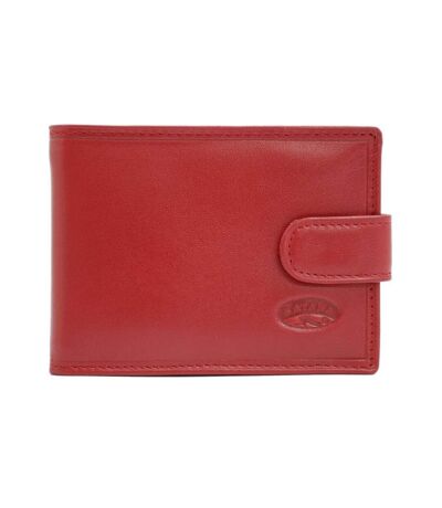 Katana - Porte-cartes/portefeuille mixte en cuir - rouge - 3075