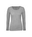 T-shirt Manches Longues Inspire Femme Gris B&C-1
