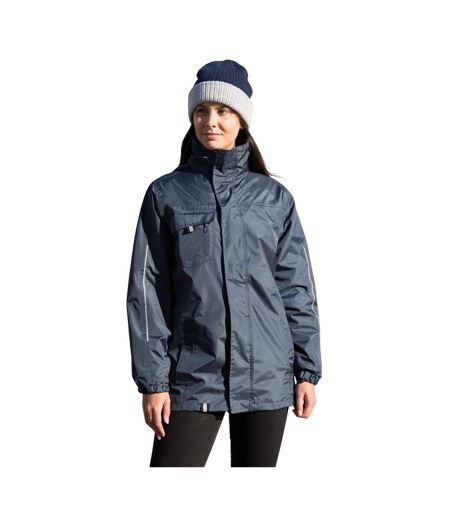 Womens/ladies transit 3 in 1 printable jacket navy Result Core