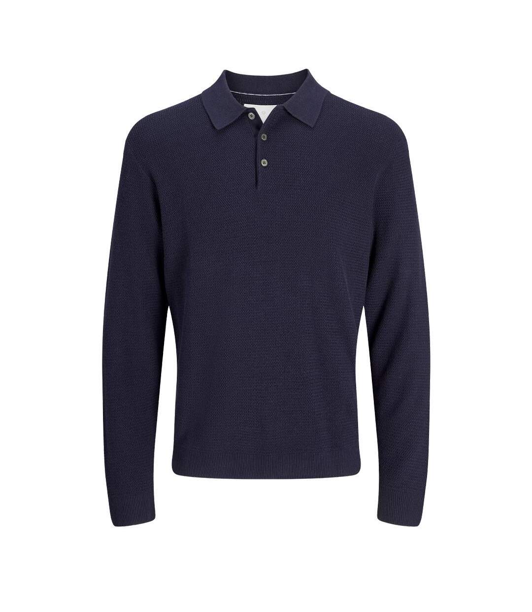 Polo marine foncé homme jack & jones cooper-1