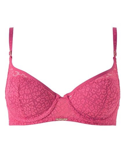 Soutien-gorge ampliforme coques moulées rose Maëlle