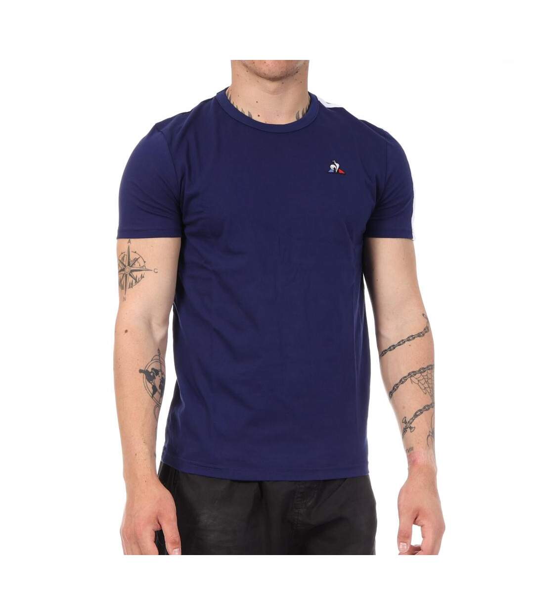 T-Shirt marine homme le coq sportif intense-1
