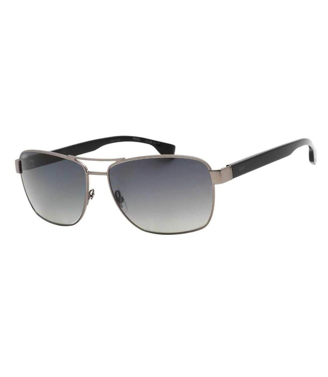 Mens Polarised Sunglasses One Size Silver Hugo Boss-1