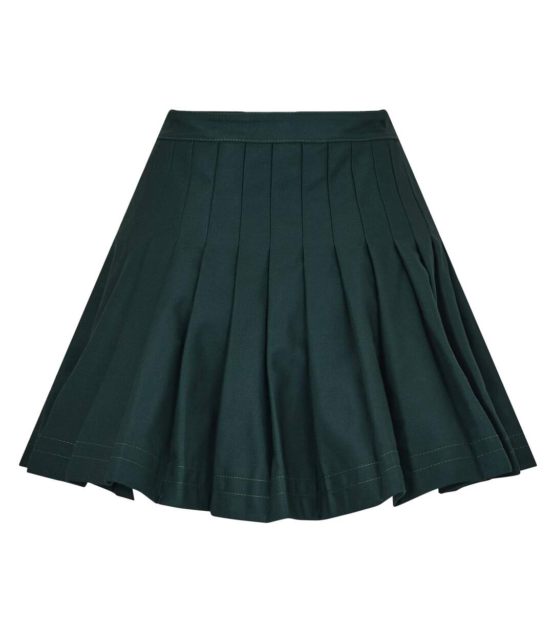 Womens/ladies Jupe Embroidered Logo Mini Skirt Green Lacoste-2