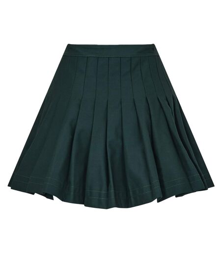 Womens/ladies Jupe Embroidered Logo Mini Skirt Green Lacoste