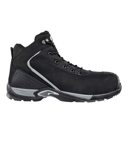 Mens runner xts leather mid cut safety boots black Albatros