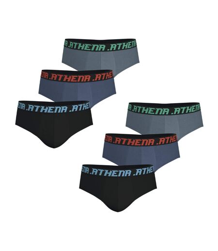Lot de 6 slips homme Trio Essentiel Athena