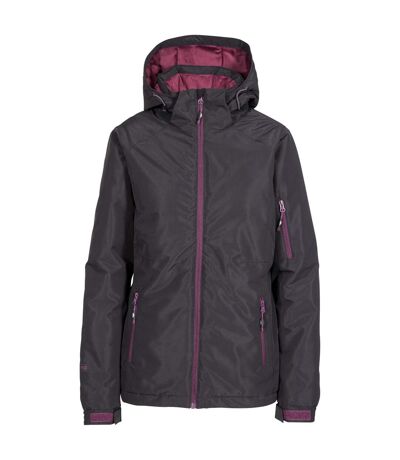 Trespass Womens/Ladies Sheelin Touch Fastening Hooded Ski Jacket (Black)