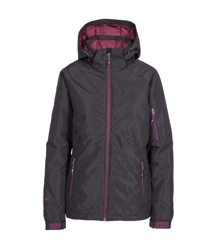 Trespass Womens/Ladies Sheelin Touch Fastening Hooded Ski Jacket (Black) - UTTP4549