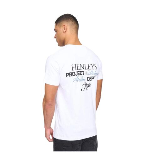 T-shirt hentitled homme blanc Henleys