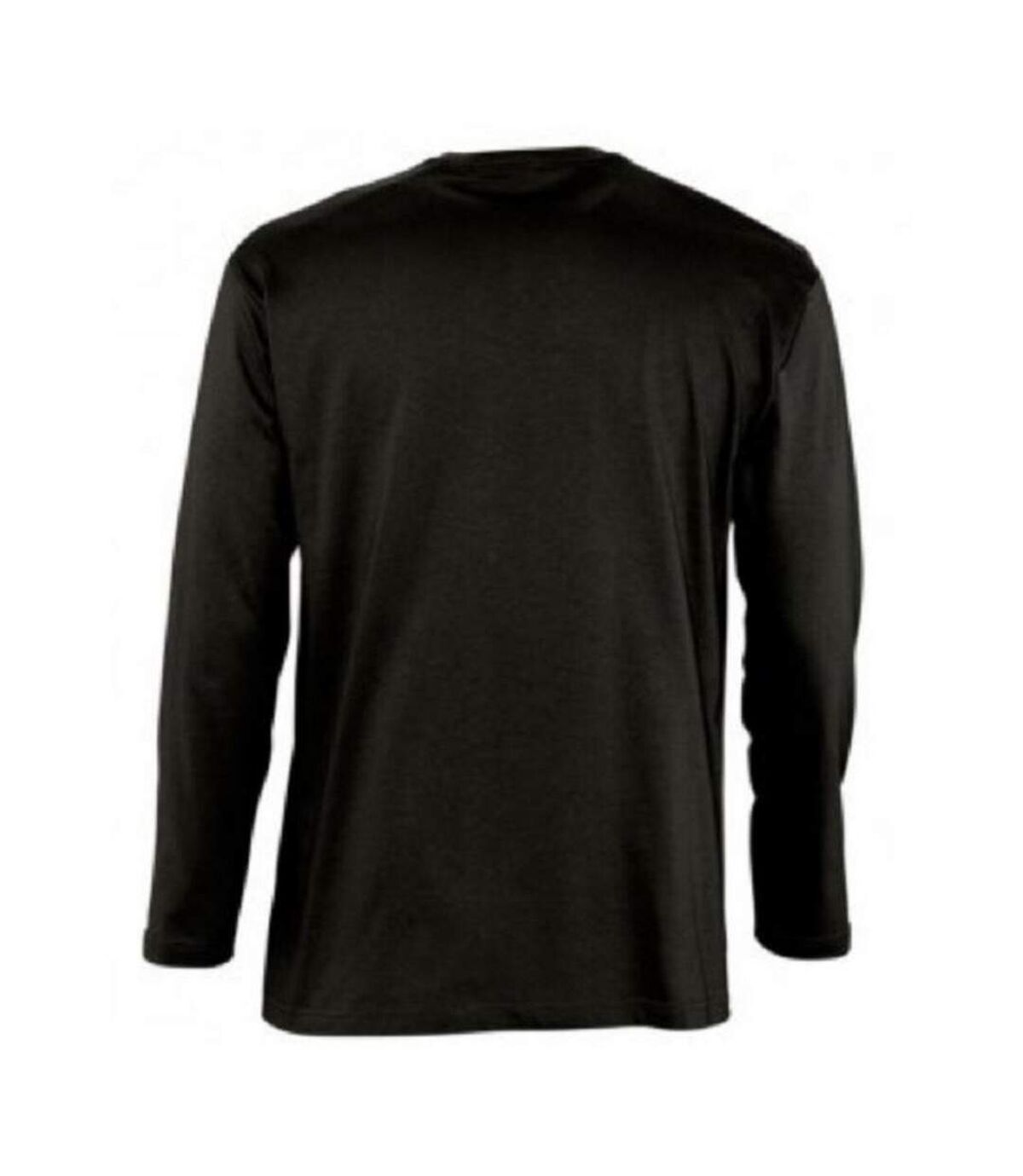 SOLS Mens Monarch Long Sleeve T-Shirt (Deep Black) - UTPC313