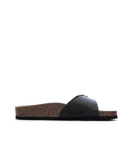 Claquettes noires homme birkenstock madrid