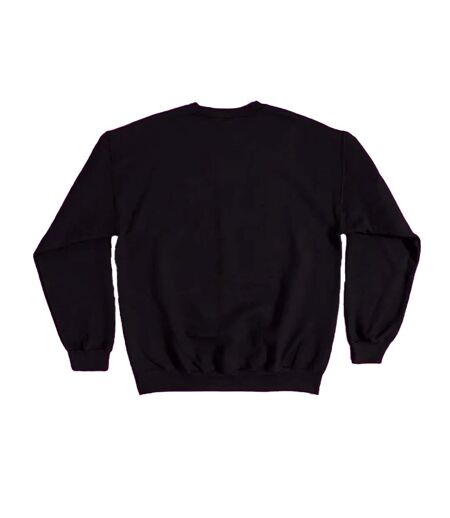 Unisex Adult Brickwork Worm Sweatshirt Black Labyrinth