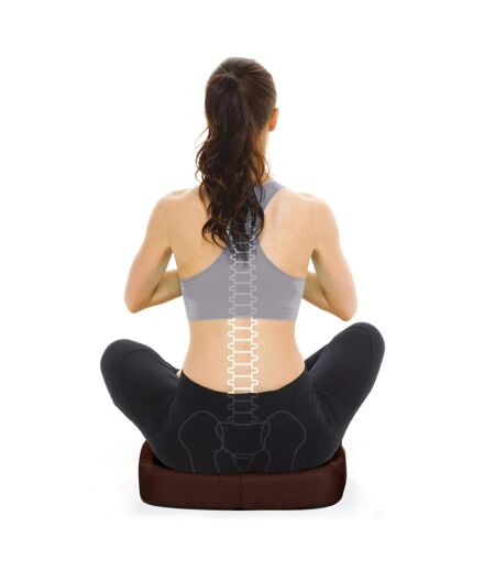Coussin de Posture Spécial Coccyx 42cm Marron