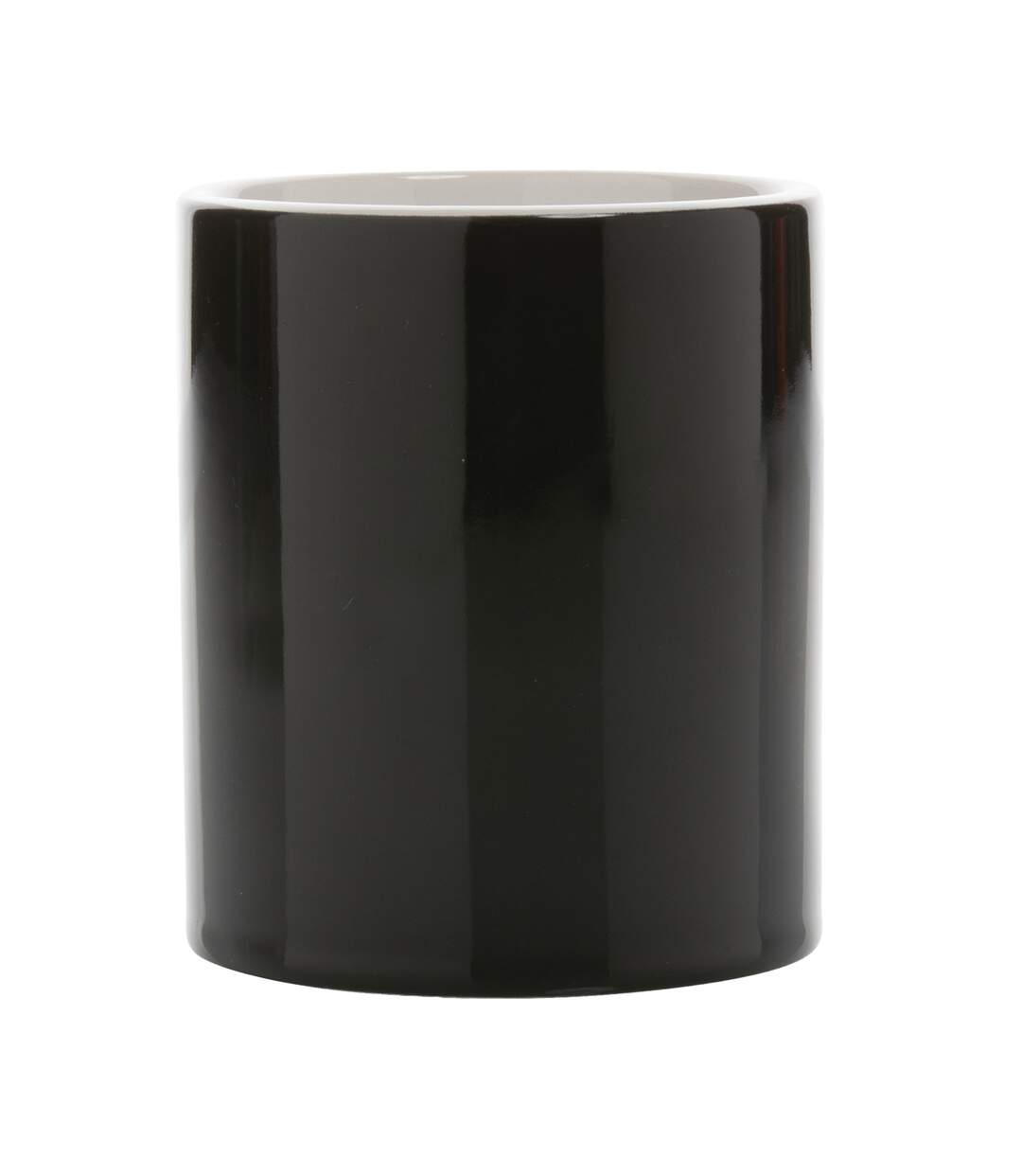 Classic inner two tone ceramic 350ml mug one size black XD Collection-2
