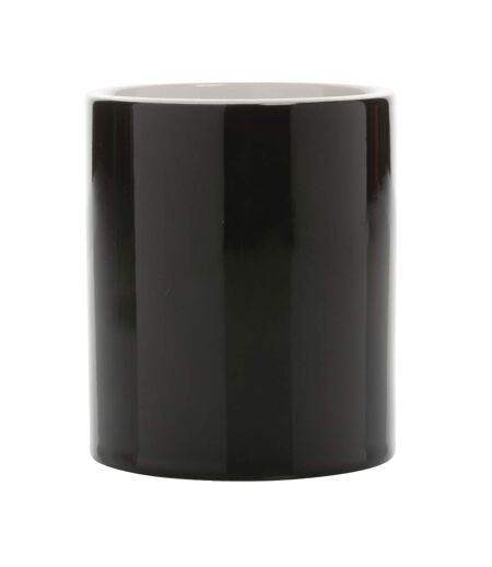 Classic inner two tone ceramic 350ml mug one size black XD Collection