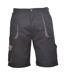 Portwest Mens Contrast Workwear Shorts (Black) (UTRW971)-1