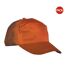 Lot de 2  casquettes unies adulte orange Result-1