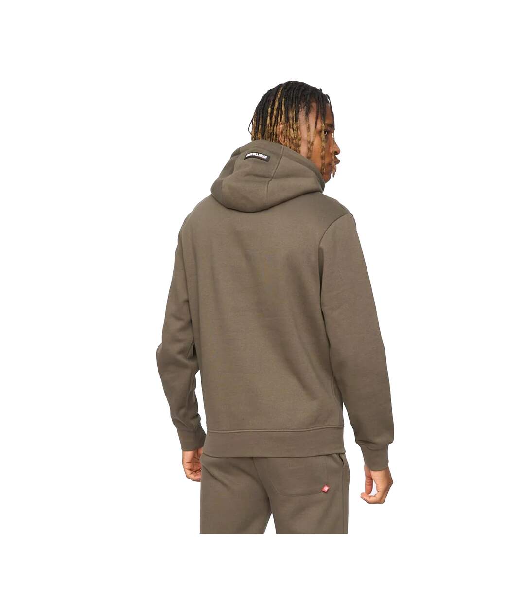 Mens Gothically Oversized Hoodie Olive Kings Will Dream-2